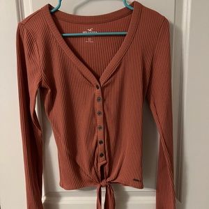 Holister pink long sleeve